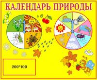 Стенд "Календарь природы" 17