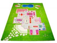 Игровой коврик "Дом мечты", зеленый (200х134 см)